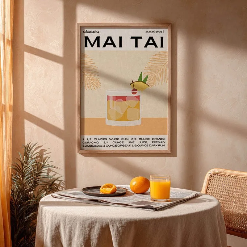 MaiTai Archival Canvas Wall Art - Brown media 4
