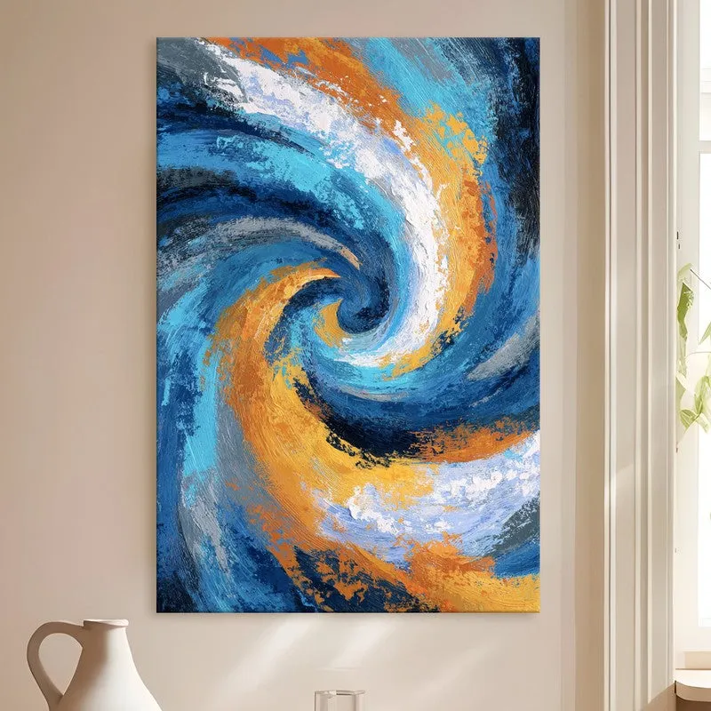 Cirqua Color Wave Canvas Wall Art media 4