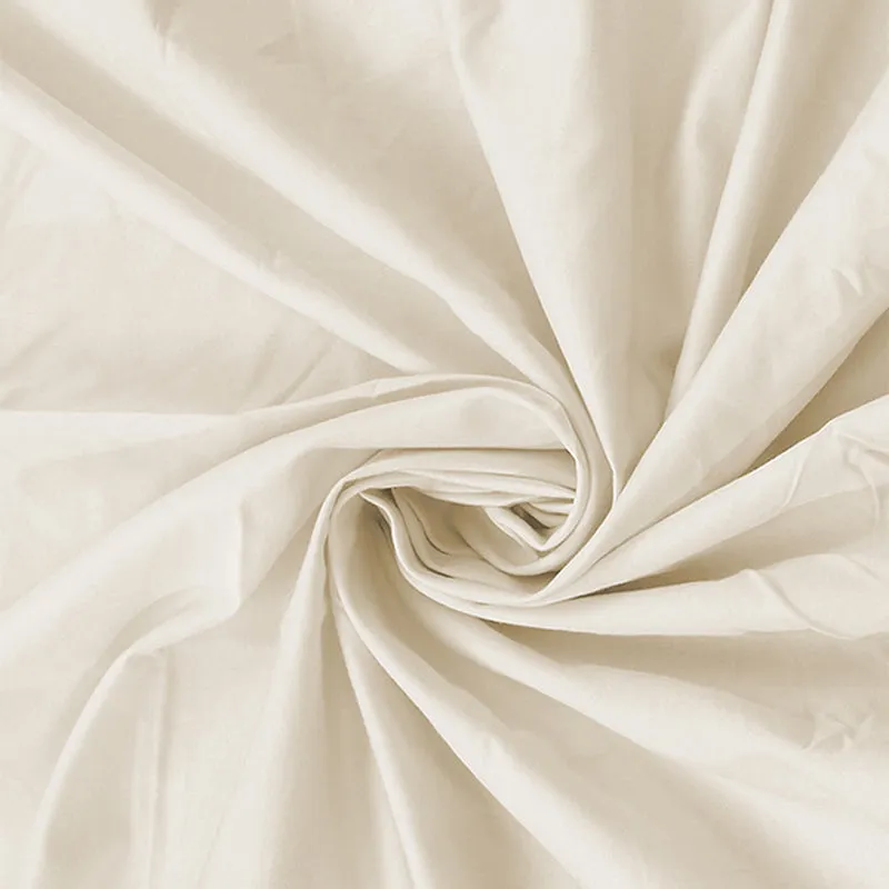 Blanqa Solid Cotton Bedsheet (White) - 300 TC media 6