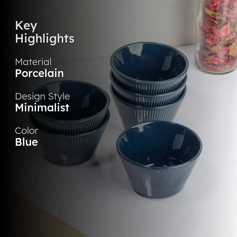 Navira Snack Bowl(300 mL) - Set Of Six media 2