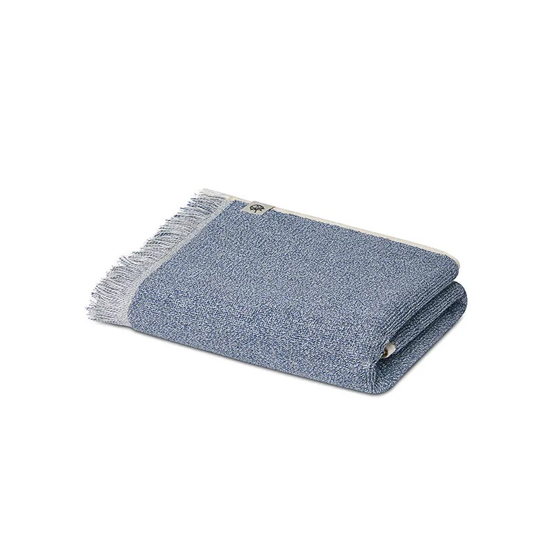 Melange Terry Cotton Hand Towel - Vintage Indigo media 3