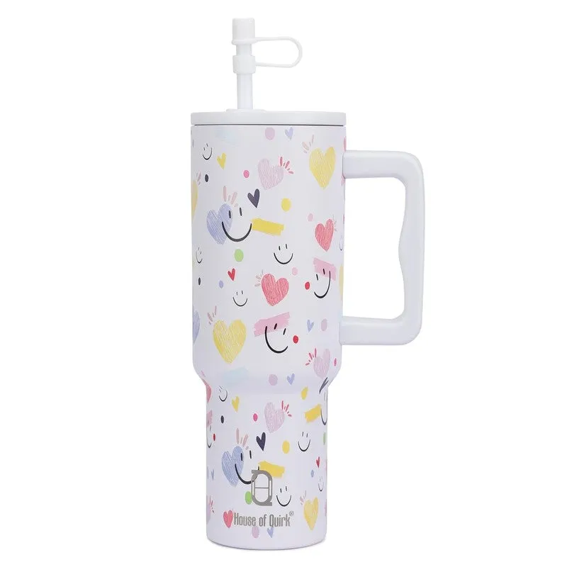 Belle Heart Stainless Steel Tumbler - 1200 ML media 4