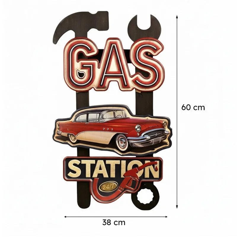 Gas Tool Retro Metal Wall Accent media 5