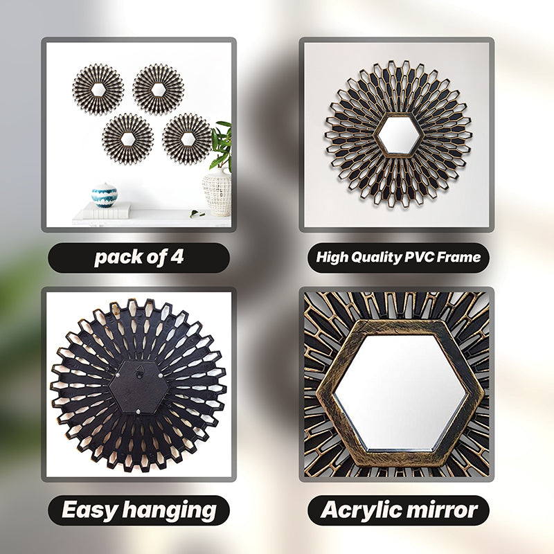 Madisaa Decorative Wall Mirror - Set Of Four media 7