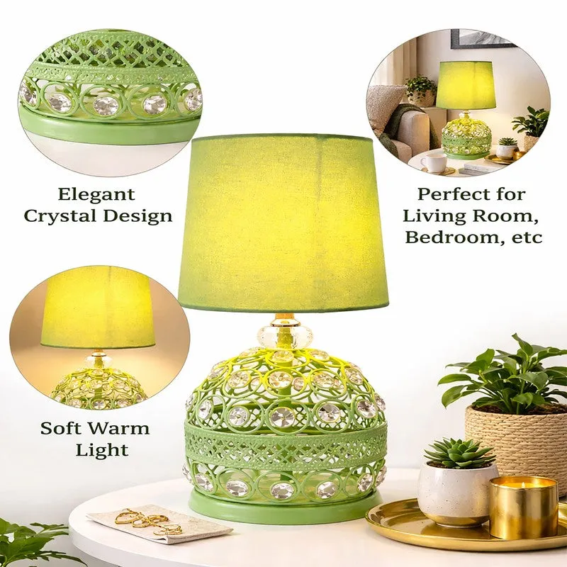 DomeNest Metal Table Lamp - Green media 5