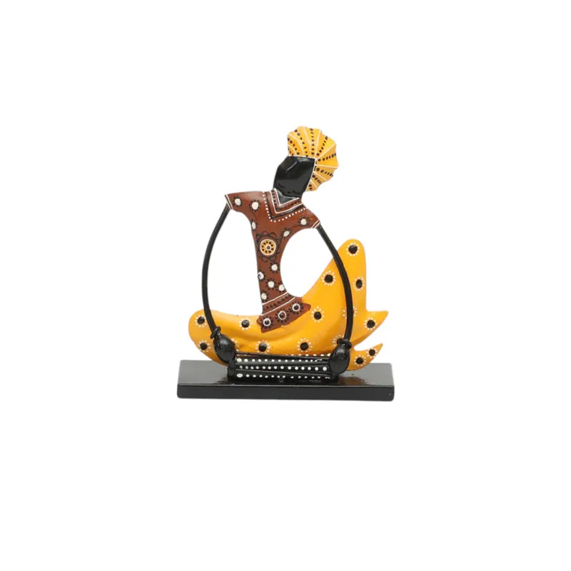 Melodic Heritage Dholak Metal Showpiece media 4