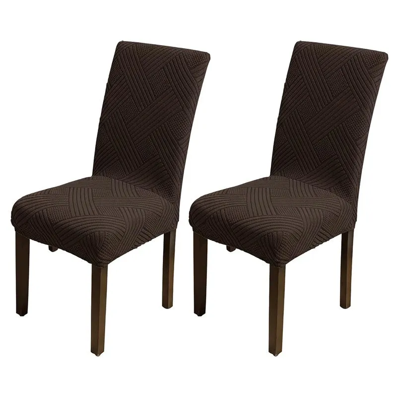 Rivexa Soft Chair Cover (Brown) - Set Of Two media 3