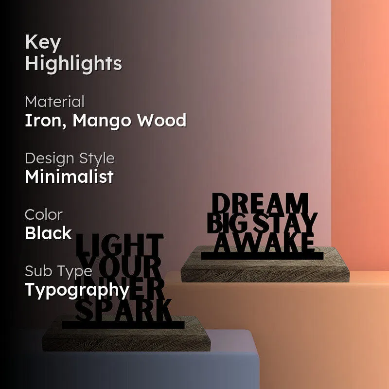 Dream Big Showpiece - Set Of Two media 2