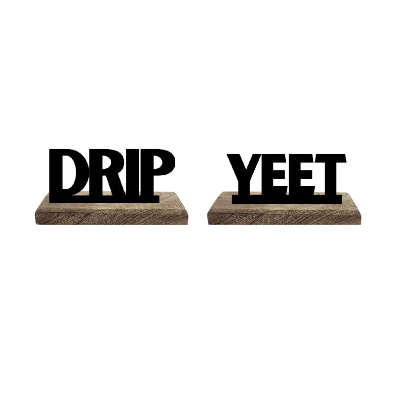 Trendy Thrust Typography Showpiece - Set Of Two media 5