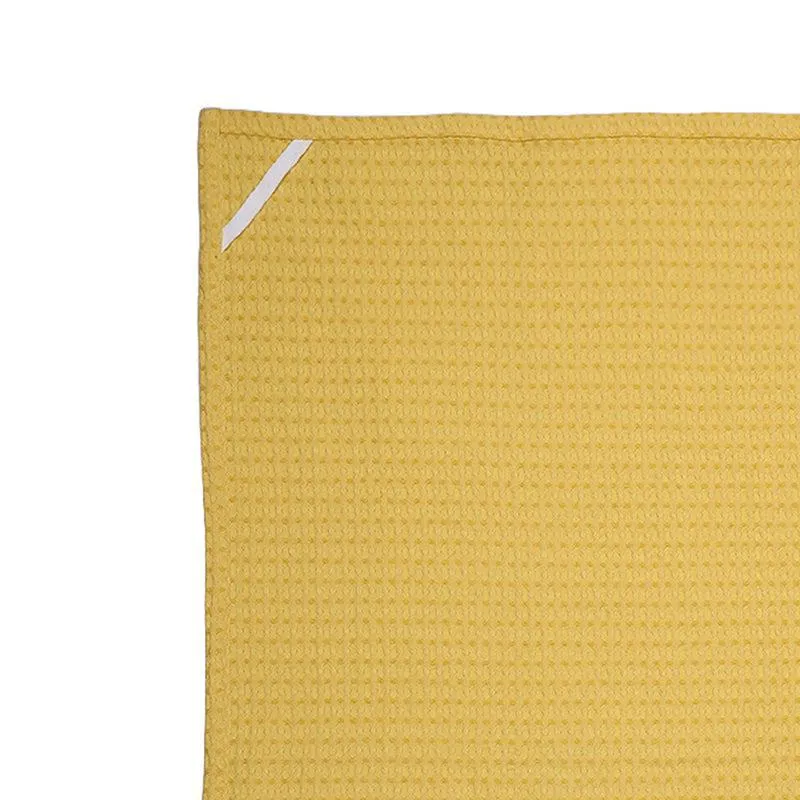 Sunbeam Cotton Kitchen Towel (Yellow) - Set Of Two media 5