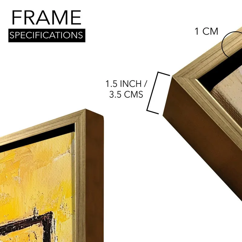 Rhythmic Canvas Wall Painting With Frame media 8