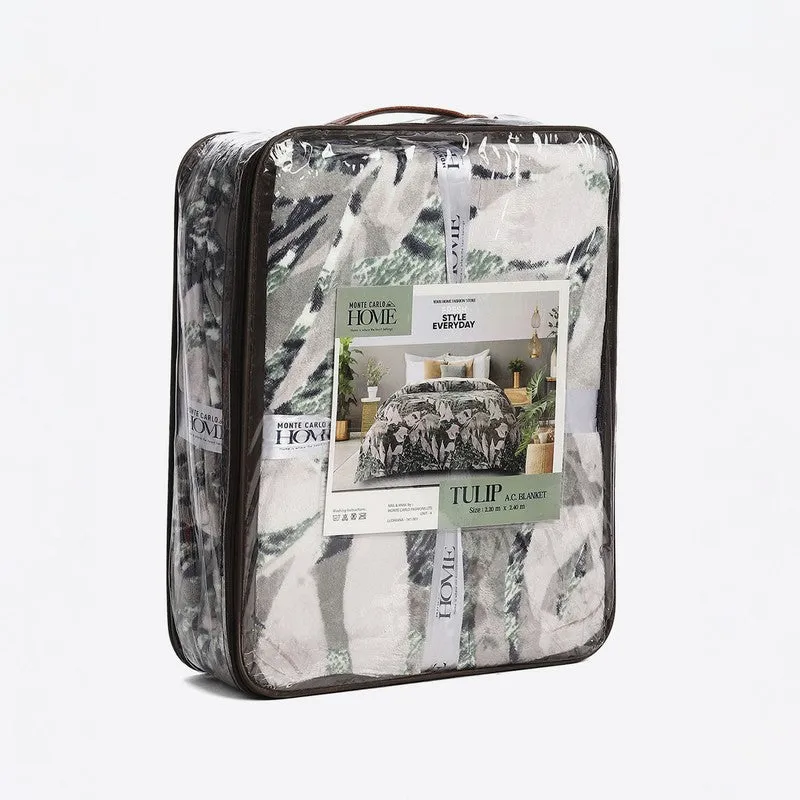 Monte Carlo Strivox Floral Print Polyester Blanket (Multicolor) - 300 GSM media 7