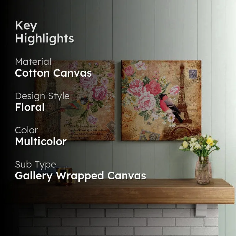 Kentworth Floral Wall Art - Set Of Two media 2