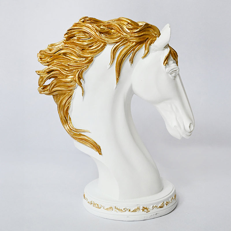 Foiled Mane Showpiece - White media 3