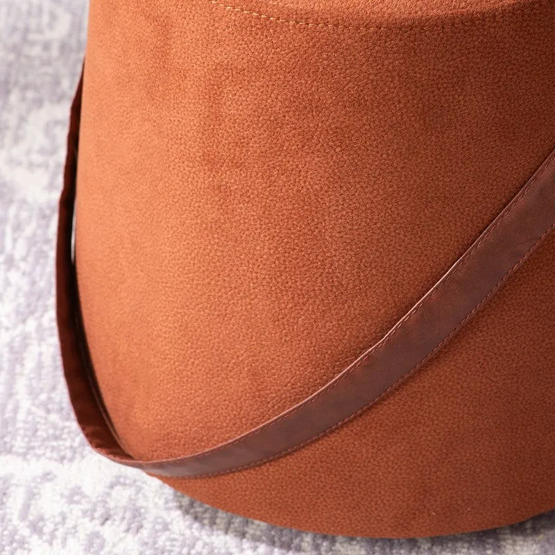 Warm Lounge Pouffe (Brown) - Set Of Two media 7