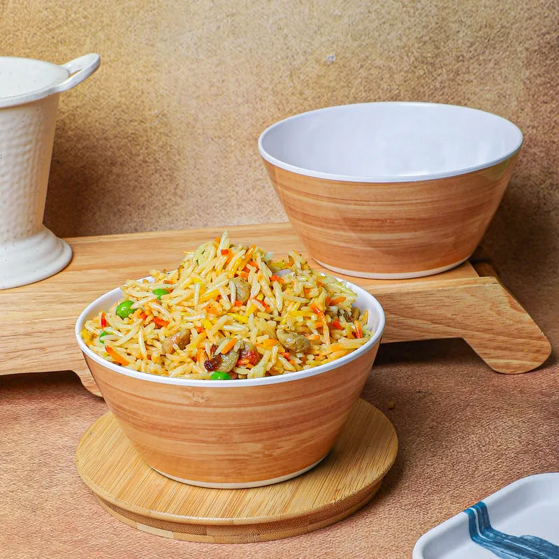 Basalt Melamine Snack Bowl (750 mL) - Set Of Two media 1