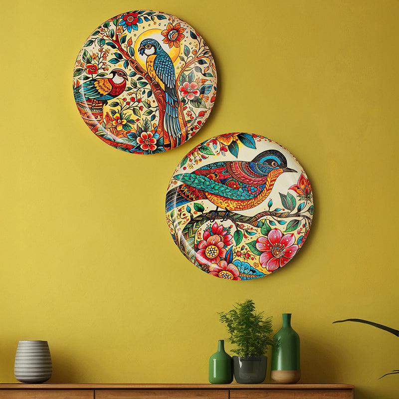 Arcturus Printed Metal Wall Plate - Set Of Two media 3