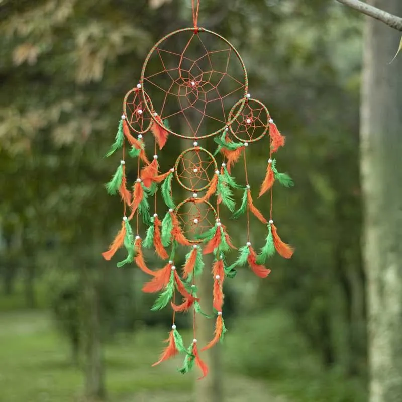 Bohemian Passion Dreamcatcher - Orange media 6