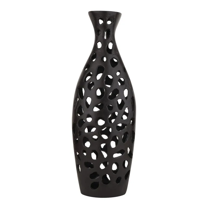 Sophia Floral Vase - Black media 3