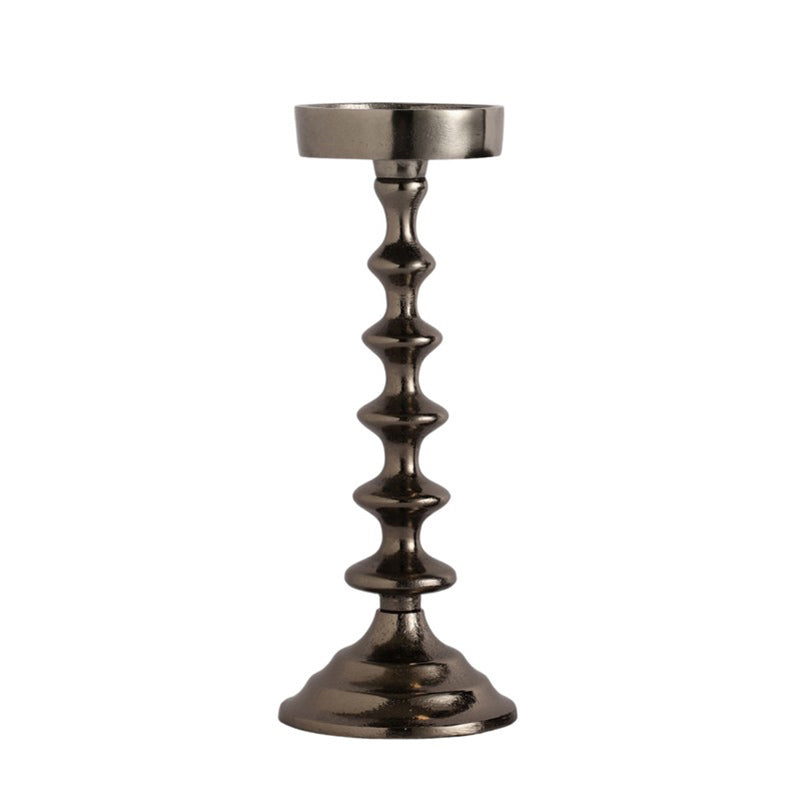 Heritage Pedestal Candle Holder - Black media 5