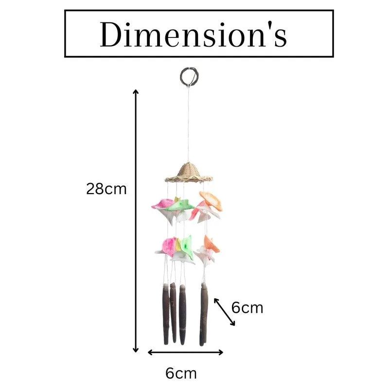 Coastal Whisper Sea Shell Windchime media 7