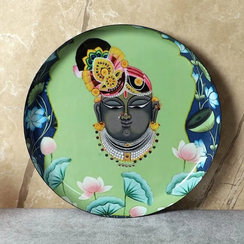 Krishna Charm Iron Wall Plate media 4