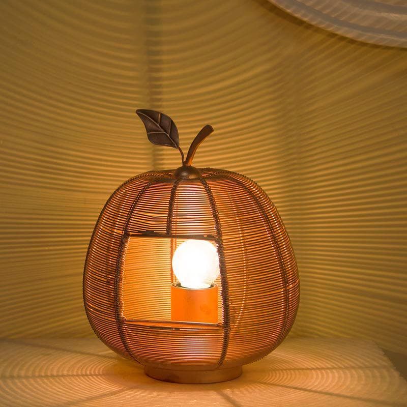 The Apple Light Metal Table Lamp - Copper media 4
