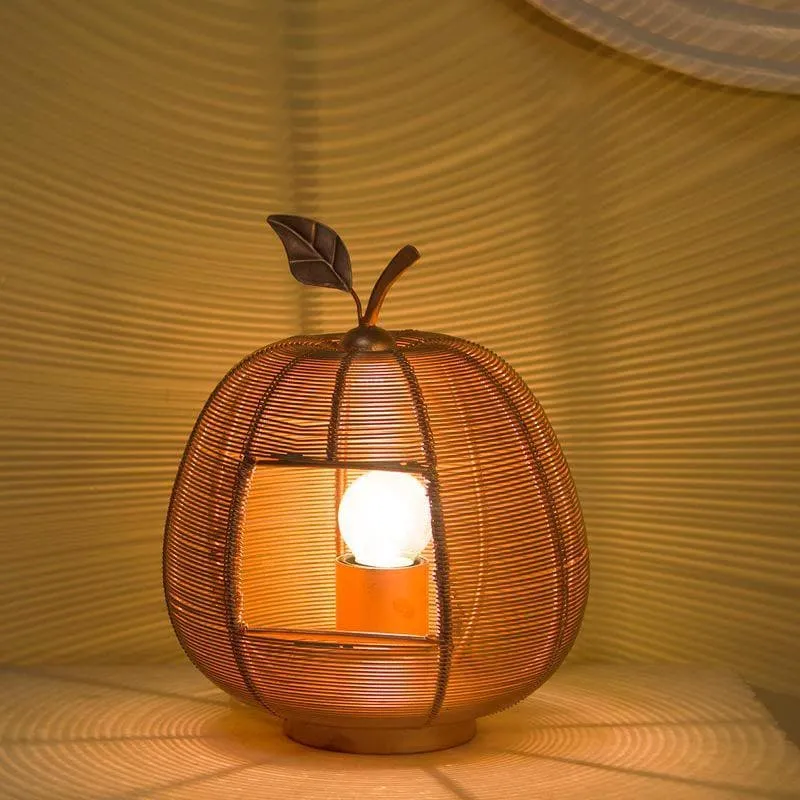 The Apple Light Metal Table Lamp - Copper media 4