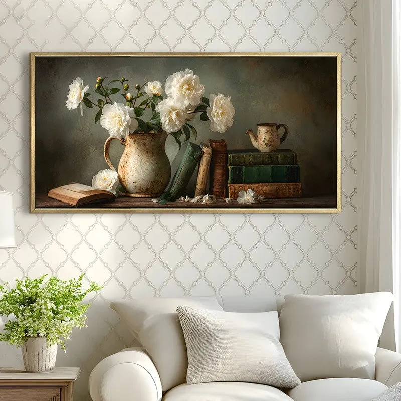 Floral Echo Canvas Wall Painting With Frame media 4