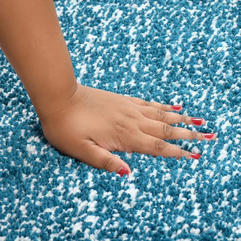 Velora Cotton Bath Mat - Teal media 5