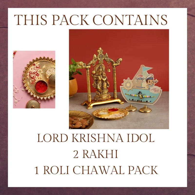 Krishna Venu III Rakhi Hamper media 4