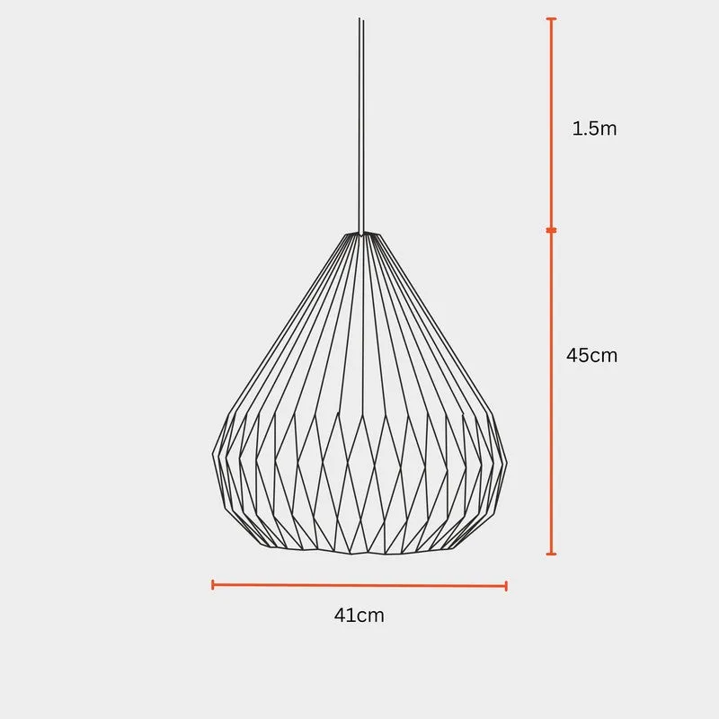 Fig Living Dome Pendant Fabric Ceiling Lamp - Ivory media 9