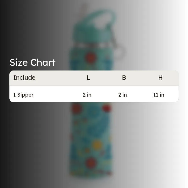 Stella Flora Sipper Water Bottle (Aqua Blue) - 750 mL media 8