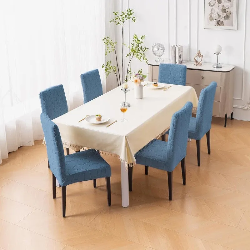 Elvra Classic Chair Cover-Blue media 3