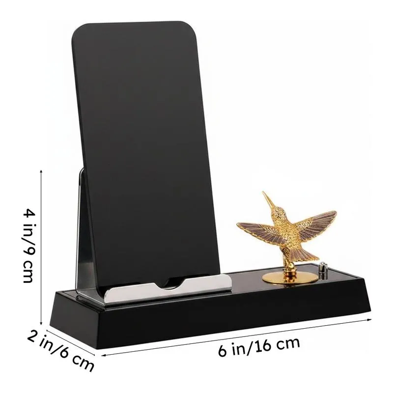 Shadowline Humming 24K Gold Plated Mild Steel Desk Organiser media 7