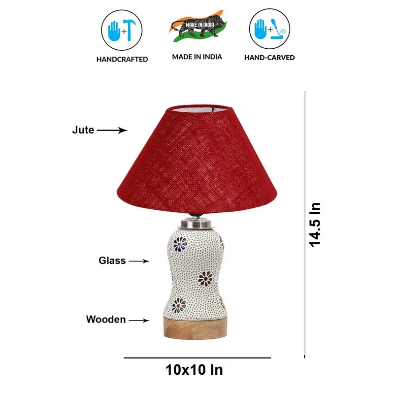 Rattora Wooden Table Lamp - Multicolor media 9