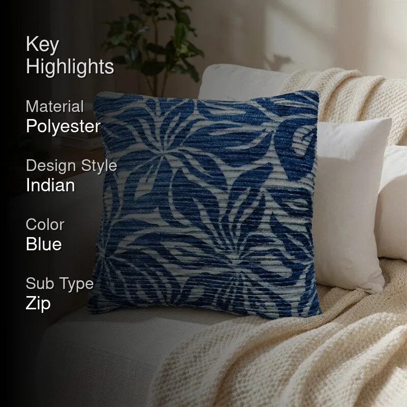 PetalReverie Cushion Cover - Blue media 2