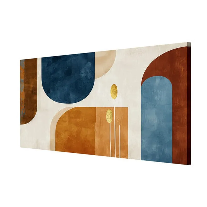 Abstract Colorful Poly Canvas Wall Painting media 5