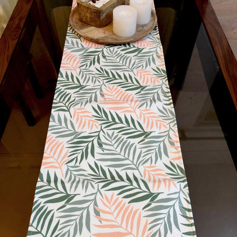 Tropania Floral Poly Canvas Table Runner media 3