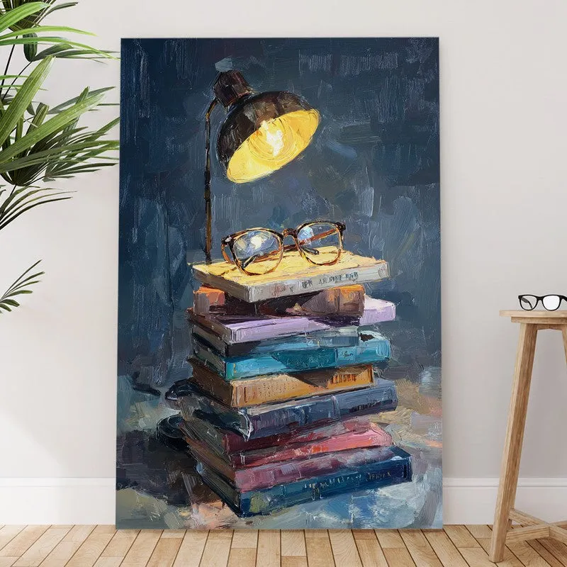 Scholarly Still Life Canvas Wall Art media 6