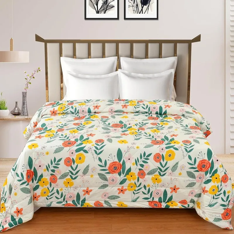 Flower Fantasy Microfiber Kids Comforters - 150 GSM media 1