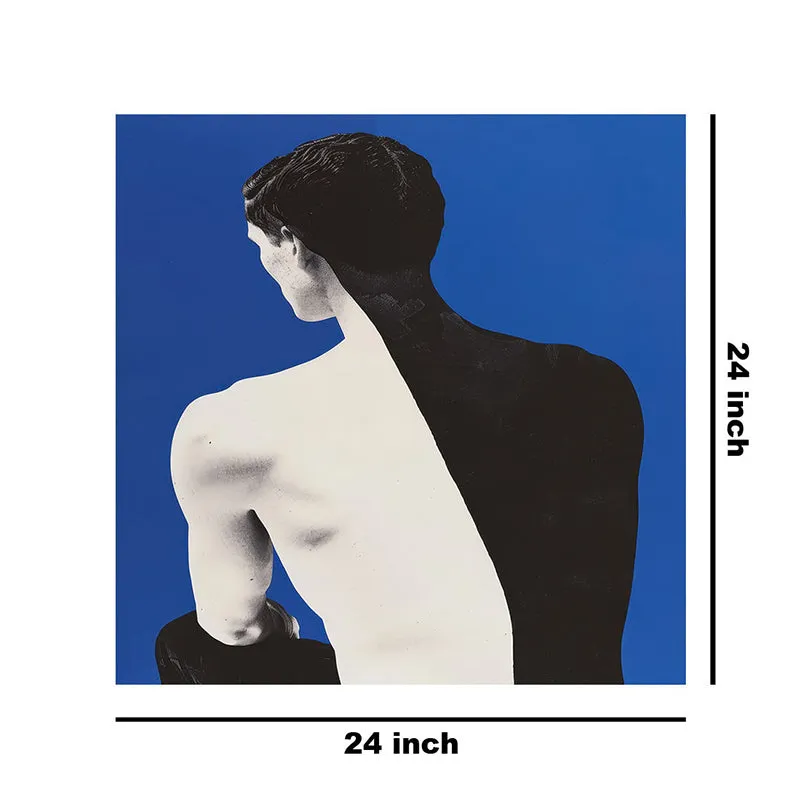 Black & White Man Silhouette Wall Painting media 8