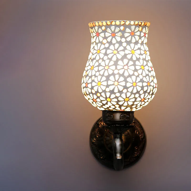 Dinara Ziada Glass & Metal Wall Lamp media 4