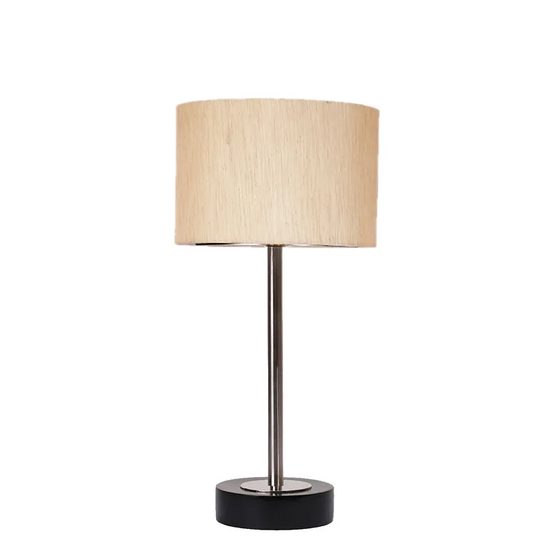 Cotin I Rodin Wooden Table Lamp - Beige,Silver,Black media 4