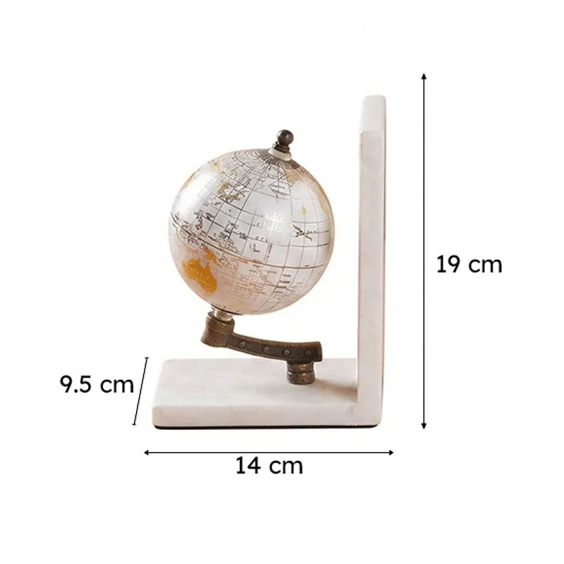 Cartographica Book End (White) - Set Of Two media 7