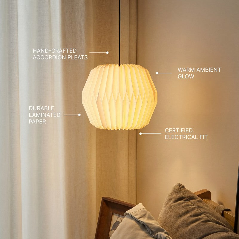Fig Living Tabla Paper Ceiling Lamp - Grey media 8