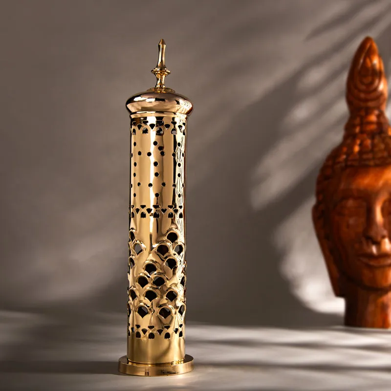 Mitra Brass Incense Stick Holder media 1
