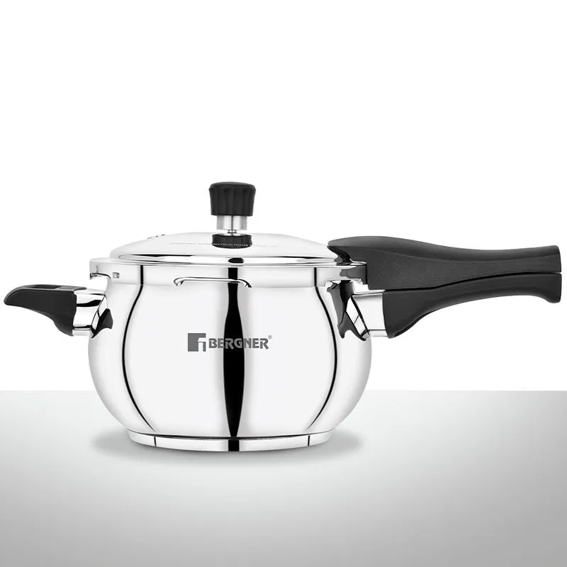 Bergner Induction Safe Triply Pressure Cooker - 3500 ml/19 Inches media 4