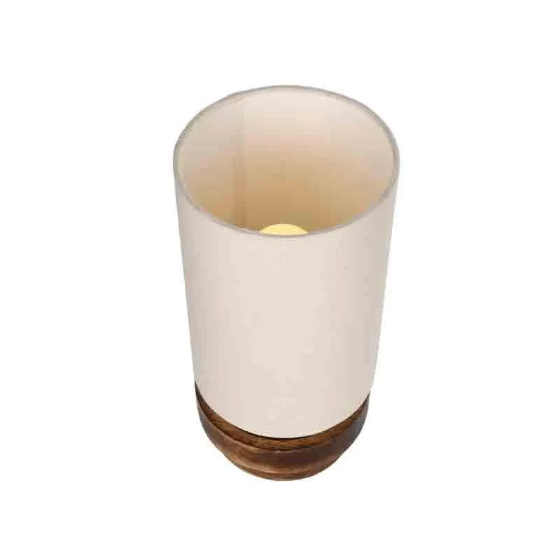 Retrospection Fabric Table Lamp - Brown,Beige media 4