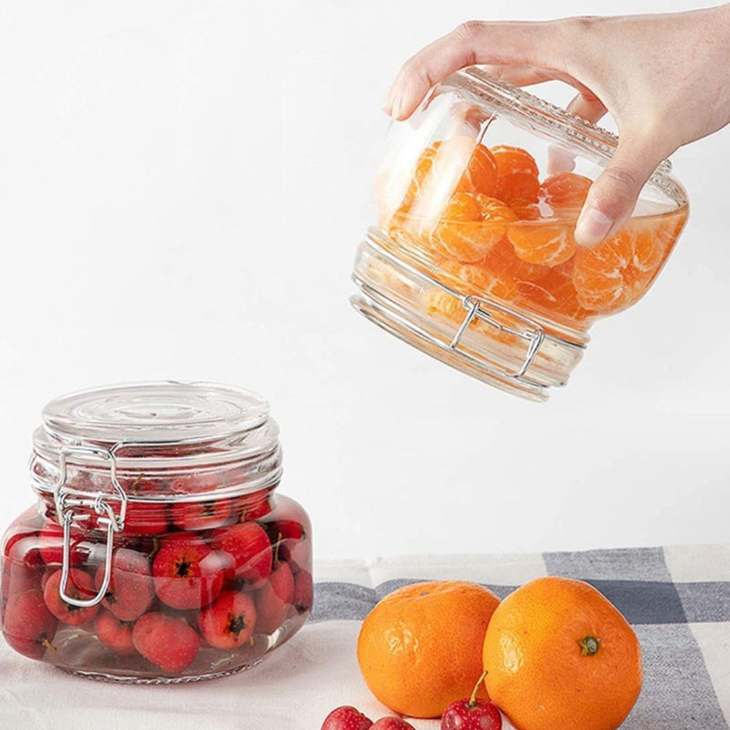 Clyra Airtight Glass Jar (500 mL Each) - Set Of Two media 3